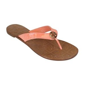 Tory Burch Tart Orange/Gold Sandals